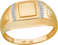 кольцо (Au 585) К16444 , изображение 1