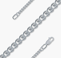 НЦ 22-087Ю-3-d0.30 Цепь (Ag 925), изображение 1