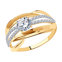 кольцо (Au 585) 017425, изображение 1