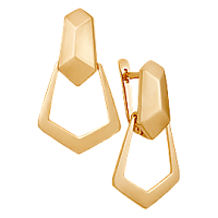 серьги (Au 585) 21302, изображение 1