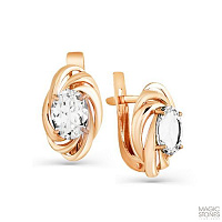 серьги (Au 585) 02-2-598-5800-010, изображение 1