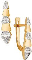 серьги (Au 585) 22172, изображение 1