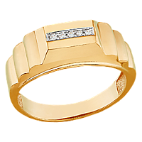 кольцо (Au 585) К18421 , изображение 1