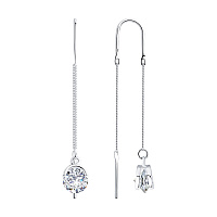 серьги (Ag 925) 94023434, изображение 1