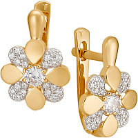 серьги (Au 585) 24552, изображение 1