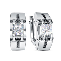 б121129 ч серьги (Au 585), изображение 1