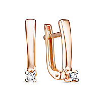 серьги (Au 585) БР120003и, изображение 1