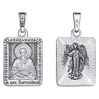 подвеска (Ag 925) МД-62-Ч, изображение 1