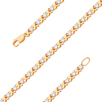 Браслет (Золото 585К) Б13217883, изображение 1