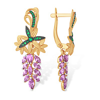 Серьги (Золото 585К) С19212044, изображение 1