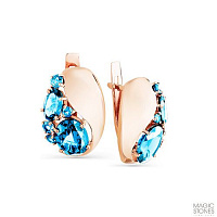 серьги (Au 585) 02-2-642-1300-010, изображение 1