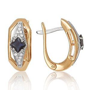 серьги (Au 585) 02-1929-2