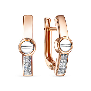 серьги (Au 585) БР120204