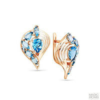 серьги (Au 585) 02-2-611-1300-010, изображение 1