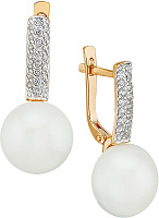 серьги (Au 585) 17328, изображение 1