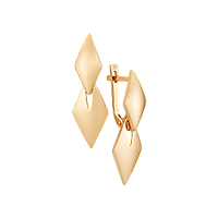 серьги (Au 585) 21256, изображение 1
