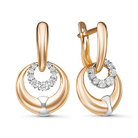 серьги (Au 585) 127489, изображение 1