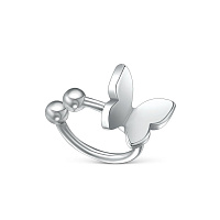 Серьга серебряная, изображение 1