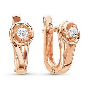 серьги (Au 585) 02-1023