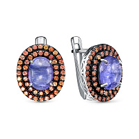 серьги (Ag 925) STK-051_SR_OS_TA_WG, изображение 1