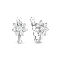 серьги (Ag 925) 402011-033р, изображение 1