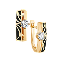 серьги (Au 585) 18805, изображение 1