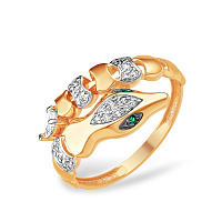 Кольцо (Золото 585К) К19219569, изображение 1