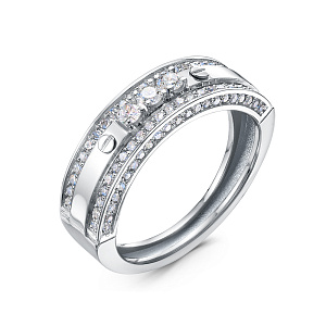 БР110184 Б кольцо (Au 585)