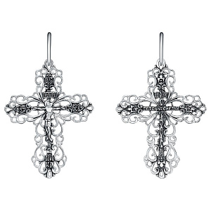 Крест серебряный