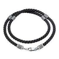 колье (Ag 925) Г-13-Ч, изображение 1