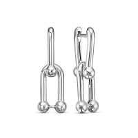 серьги (Ag 925) с120192, изображение 1