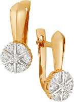 серьги (Au 585) 20230, изображение 1