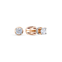 серьги (Au 585) 050054, изображение 1
