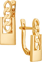 серьги (Au 585) 23427, изображение 1