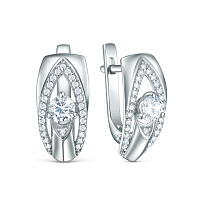 серьги (Ag 925) С-5028-Р, изображение 1